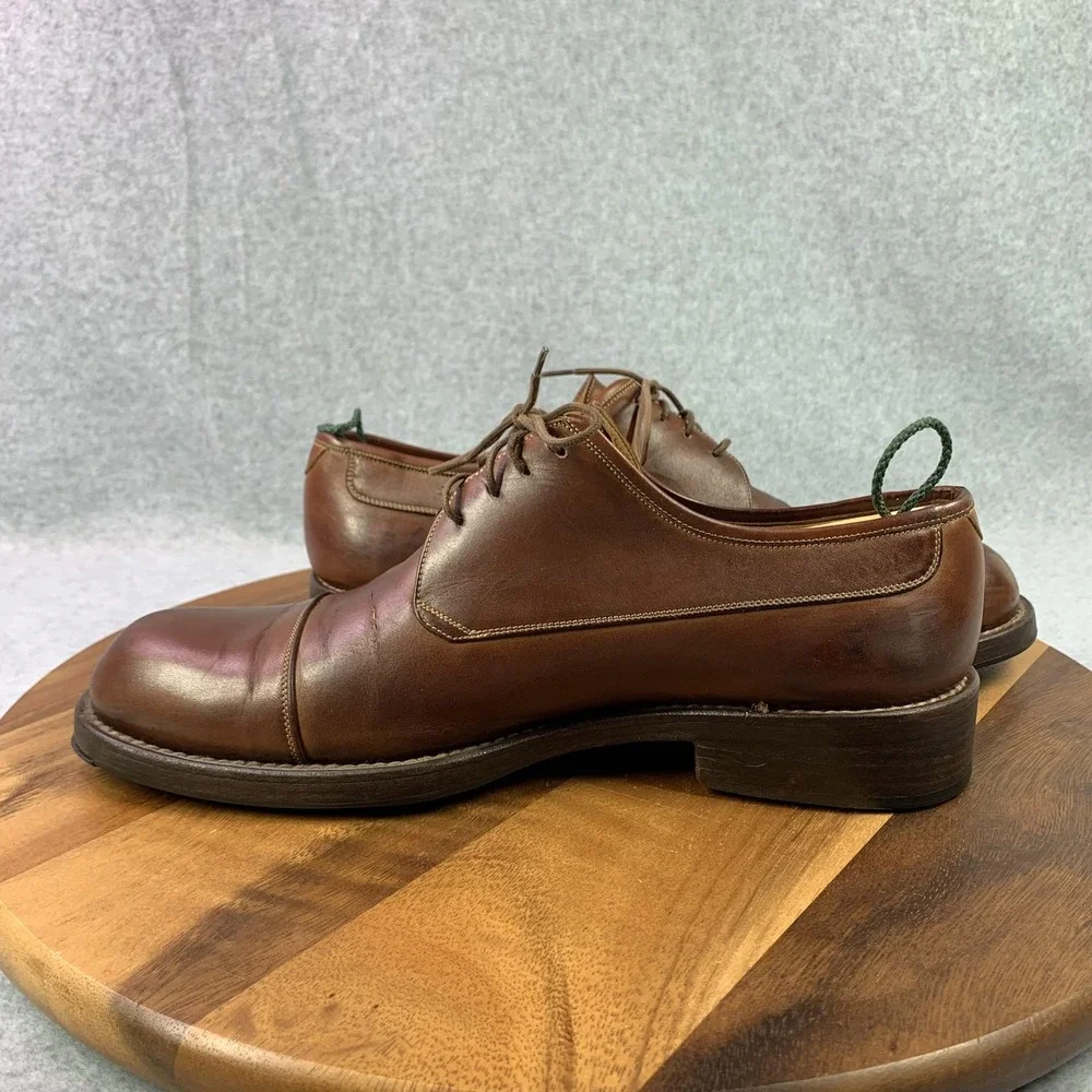 To Boot New‎ York Adam Derrick Derby Shoes Mens 11 Leather Cap Toe Made in Italy